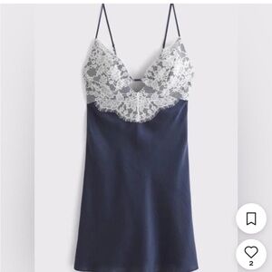Abercrombie Navy Slip Dress